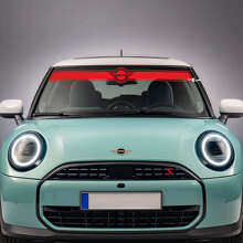 Adesivo in Vinile con Striscia e Logo Mini per Parabrezza Mini Cooper S 3