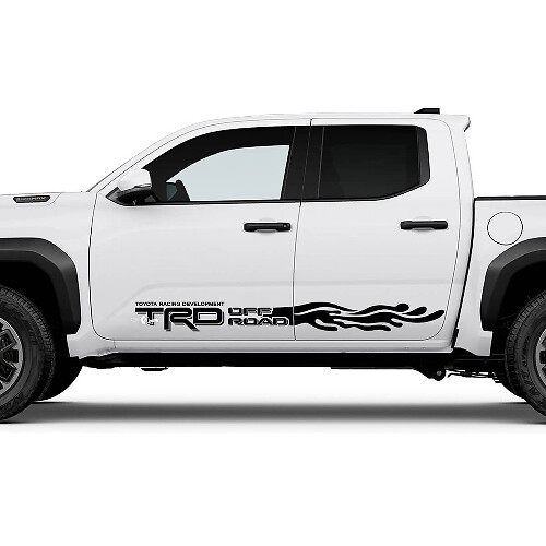 TRD OFF OFF STRADA Side Wave Rocker Panel Decals per Toyota Tacoma 2
