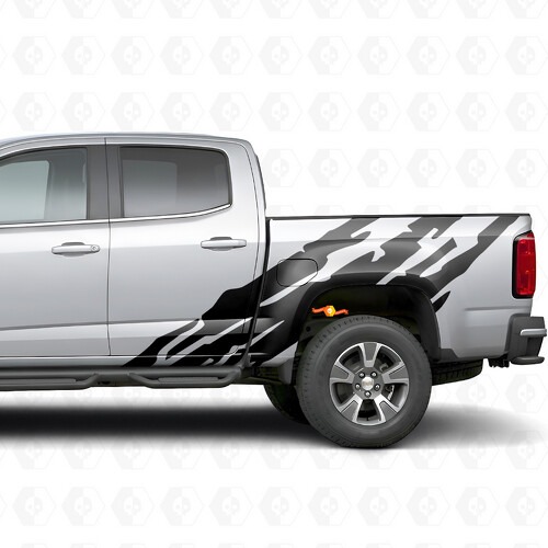Strisce in Vinile Dentellate per Porta e Sponda per Chevrolet Colorado 2ª Generazione 2015-2022