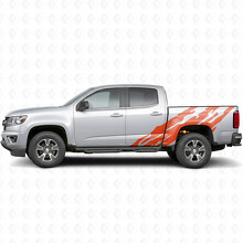 Strisce in Vinile Dentellate per Porta e Sponda per Chevrolet Colorado 2ª Generazione 2015-2022_4
