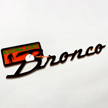 BRONCO Everglades Fender Badges Emblema del portellone del portellone 3D Black Black vs Orange
 4
