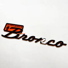 Emblema parafango 3D Outer Banks per portellone Musclecar horse_3