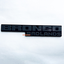 Badge parafantani Emblema del portellone del portellone 3D BADGE NERO VS GRIGIO PER BRONCO BADLANDS
 2