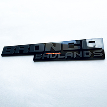 Badge parafantani Emblema del portellone del portellone 3D BADGE NERO VS GRIGIO PER BRONCO BADLANDS
 3