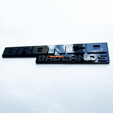 Badge parafantani Emblema del portellone del portellone 3D BADGE NERO VS GRIGIO PER BRONCO BADLANDS
 4
