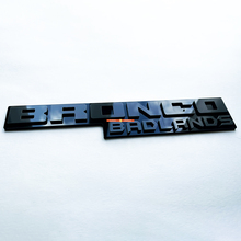 Badge parafantani Emblema del portellone del portellone 3D BADGE NERO VS GRIGIO PER BRONCO BADLANDS
 5