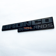 Badge parafantani Emblema del portellone del portellone 3D BADGE NERO VS GRIGIO PER BRONCO BADLANDS
 8
