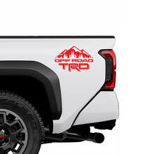 Adesivi in Vinile TRD Off Road Mountain per Pianali di Camion Toyota_3