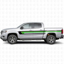 Strisce in Vinile Vintage per Parte Superiore della Linea Cintura Porta e Fiancata per Chevrolet Colorado 2ª Gen 2015-2022_3