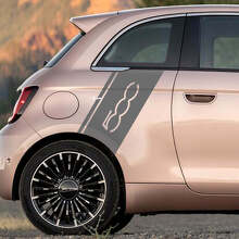 Strisce grafiche laterali a strisce di parafango posteriore per Fiat 500
 2
