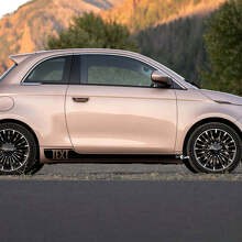 Adesivi Grafici Personalizzati Fascia Laterale Minigonna 500 Per Fiat 500 2