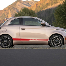 Strisce grafiche laterali a strisce a strisce di bilanciere per Fiat 500 4
 3