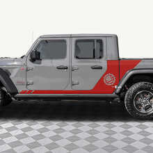 Adesivo in vinile 2 pezzi con bandiera USA Military Star posteriore per Jeep Gladiator 2