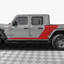 Porte laterali posteriori adesivo per decalcomania in vinile Fit Jeep Gladiator 2
 2