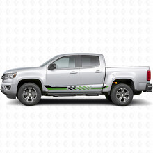 Strisce Viniliche a Scacchiera per Porta da Corsa e Pannello Laterale per Chevrolet Colorado 2ª Gen 2015-2022_4