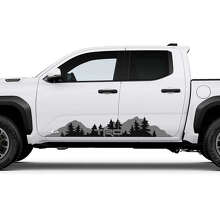 Adesivi Decals Pannello Battitacco Porta Laterale Montagne Foresta TRD Off Road per Toyota Tacoma 2