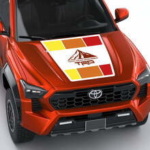 TRD OFF ROAD MONTAGNE Vintage Retro Heritage Stripes Wrap Decal Adesivo per la Toyota Tacoma 4a Gen
 3