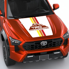 TRD MONTAGNE VINTAGE Heritage Stripes Hood Decal Adesivo per Toyota Tacoma 4th Gen
 3