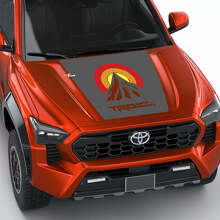 TRD MOUNTINE Vintage Retro Heritage Suns Stripes Decal Adesivo per Toyota Tacoma 4th Gen
 2