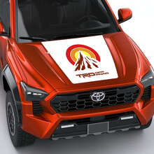 Adesivo Decalcomania Cofano Strisce Vintage Retro TRD Mountains 4 per Toyota Tacoma 4ª Gen 3