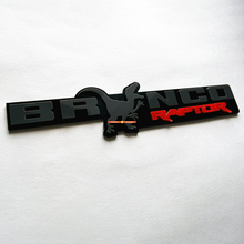 BRONCO Raptor Fender Badges Emblema del portellone emblema 3D
 5