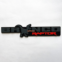 BRONCO Raptor Fender Badges Emblema del portellone emblema 3D
 8