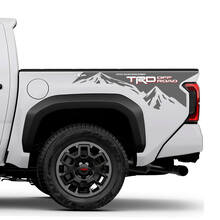 Adesivi laterali TRD Off Road Mountains BedSide per camion Toyota
 3