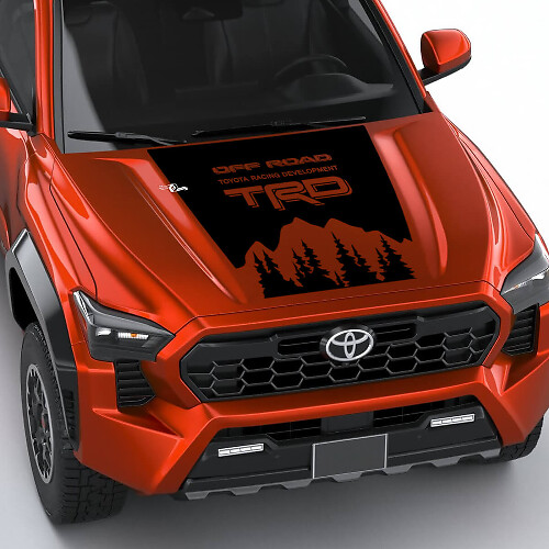 TRD MONTAGNE TREI AVPETTO DECAL AVVILE DECALE PER TOYOTA TACOMA 4 ° GEN
