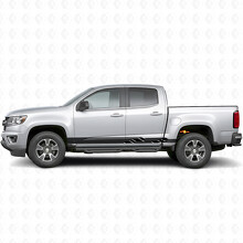 Strisce Viniliche Angolari Lightning per Porta e Minigonna per Chevrolet Colorado 2ª Gen 2015-2022_2