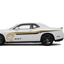 Due colori SRT Hellcat Stripes Decals Adesivi per Dodge Challenger o Caricatore
 3