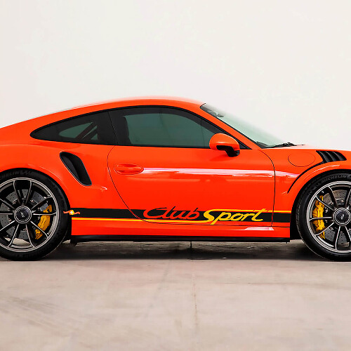 Club Sport Strites Stripes Decal Adesivo per Porsche 911

