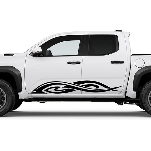 Adesivi per il pannello di bilanciere del lato tribale per Toyota Tacoma
