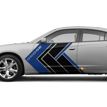 Adesivi di decalcomanie laterali a due colori per Dodge Charger 2
 2
