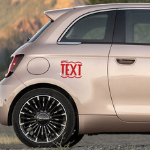 Adesivo Decorativo Personalizzato Grafiche Laterali per Fiat 500 2 3