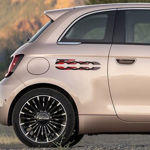 500 Adesivo Sticker Grafica Laterale per Fiat 500
