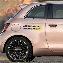 500 Adesivo Sticker Grafica Laterale per Fiat 500
 3