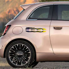 500 Adesivo Sticker Grafica Laterale per Fiat 500
 3