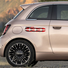500 Adesivo Sticker Laterale 2 colori Grafica per Fiat 500
 3