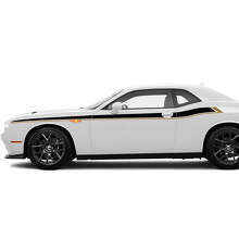 Due colori Strisce laterali adesivi per Dodge Challenger
 2