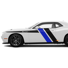 Kit di Adesivi in Vinile con Strisce Laterali Stile Racing per Dodge Challenger_2