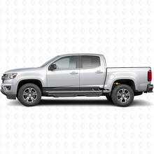 Strisce Viniliche Sovrapposte per Porta e Minigonna per Chevrolet Colorado 2ª Gen 2015-2022_2