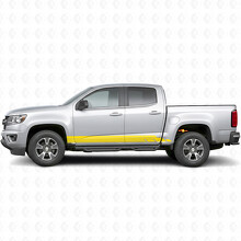 Strisce Viniliche Sovrapposte per Porta e Minigonna per Chevrolet Colorado 2ª Gen 2015-2022_3