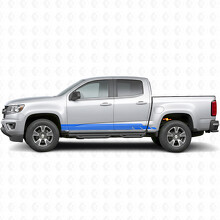 Strisce Viniliche Sovrapposte per Porta e Minigonna per Chevrolet Colorado 2ª Gen 2015-2022_5