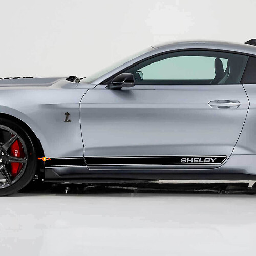 Kit di Adesivi in Vinile a Strisce per Sottoparaurti Shelby Outline per Musclecar Musclecarmodel