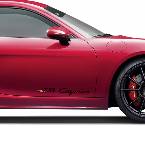 Kit adesivi per strisce laterali Porsche 718 Cayman
