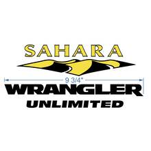 Decalcomanie adesive Sahara Dunes per Jeep Sahara Wrangler Unlimited CJ TJ YK JK XJ
 2