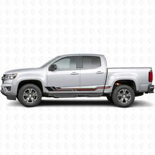 Strisce Viniliche Parallel Accent per Porta e Soglia per Chevrolet Colorado 2ª Gen 2015-2022_2