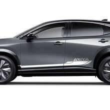 Kit Adesivi Strisce Accento Logo Sides Racing 2 per Nissan ARIYA 2