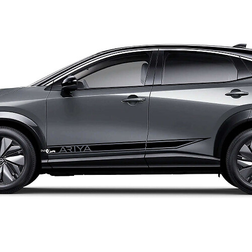 Kit decal grafico con strisce accentuate logo racing affilate per Nissan ARIYA