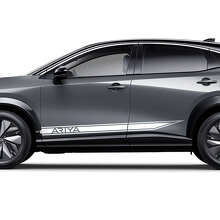 Kit decal grafico con strisce accentuate logo racing affilate per Nissan ARIYA 2